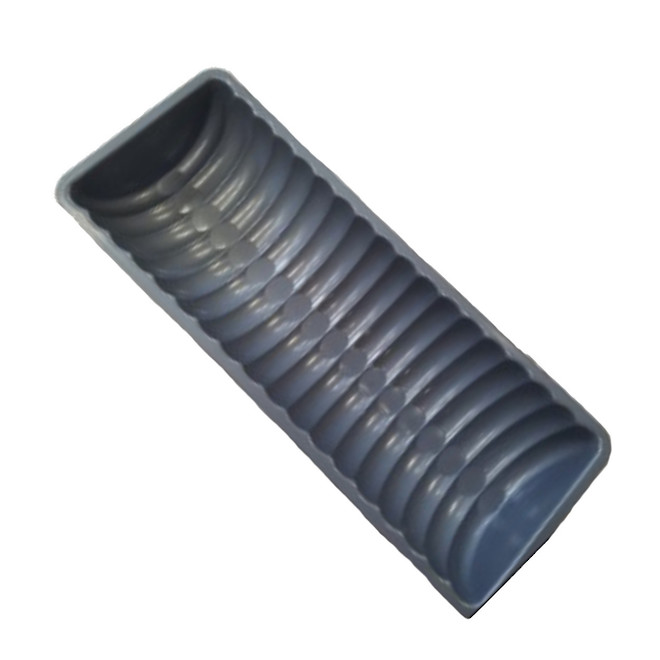 Half Round Ribbed Mould 310 x 120 x 50mm image 0