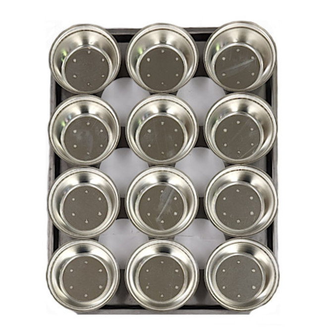 Palletized Pie Tins, (12) Round Very Deep 113x42mm, Tray size 460x360mm image 0