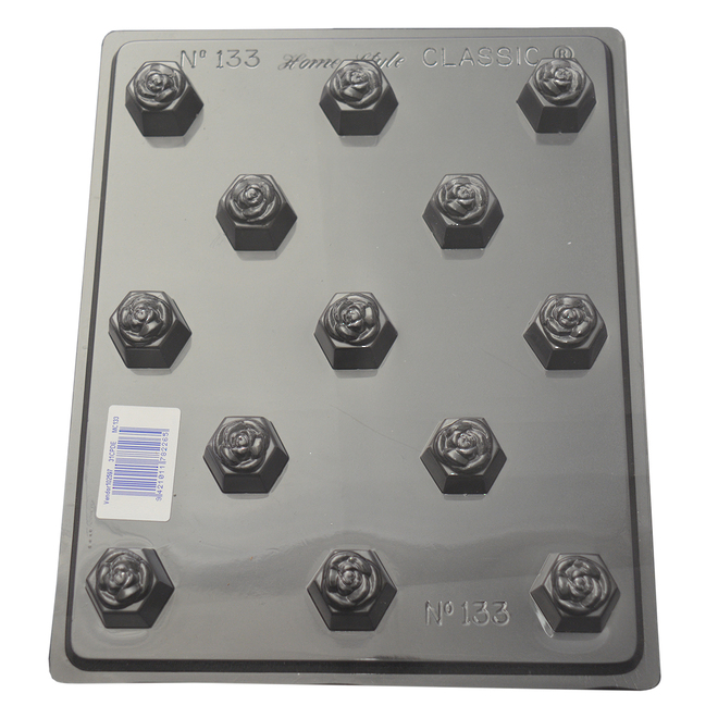 Deep Roses Hexagons Mould 0.6mm image 0