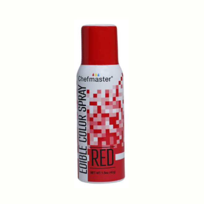 Chefmaster Edible Red Spray - 1.5oz image 0