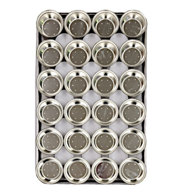 Palletized Pie Tins, (24) Round Very Deep Tins, 113x42mm, Tray size 720x460mm image 0