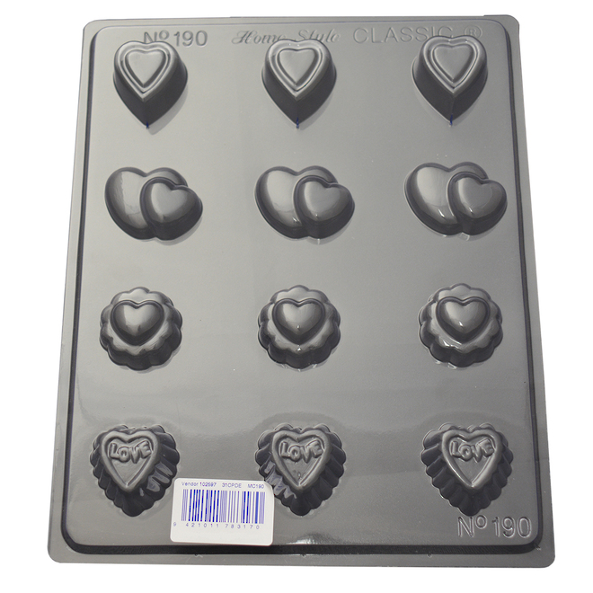Assorted Sweet Hearts Mould 0.6mm image 0