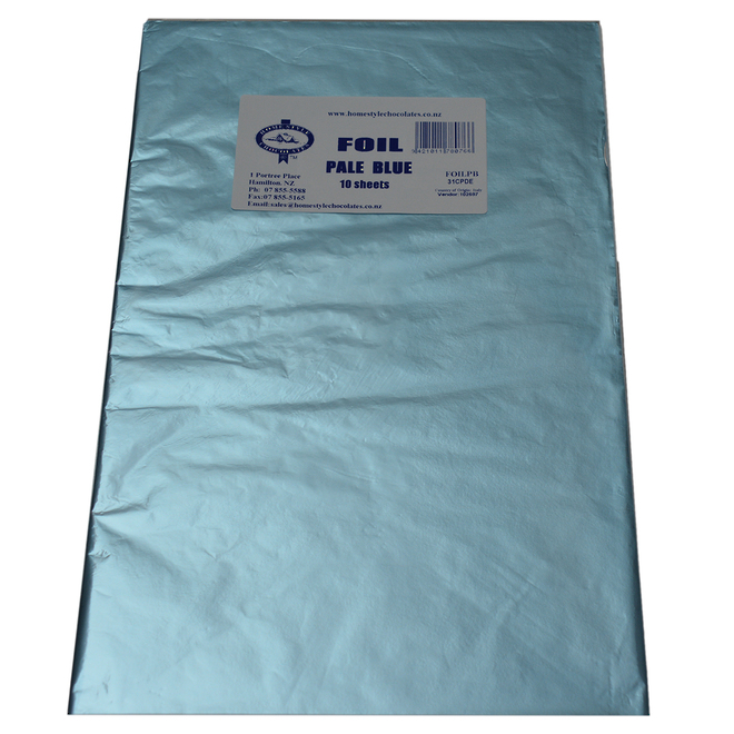 Confectionary Foil - Pale Blue 10 Pack image 0