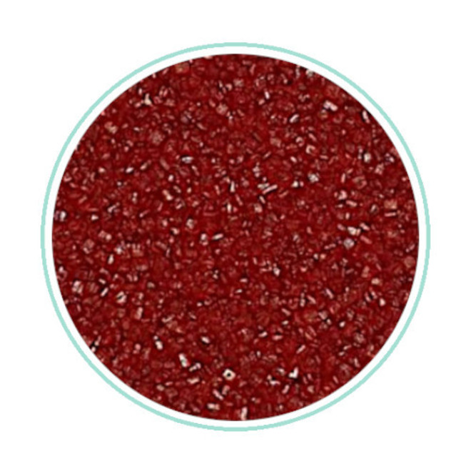 Sanding Sugar Red Sparkle (1kg bag) image 0