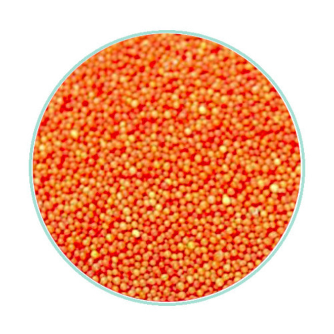 Non Pareils Sprinkles (100s & 1000s) Orange (1kg bag) image 0