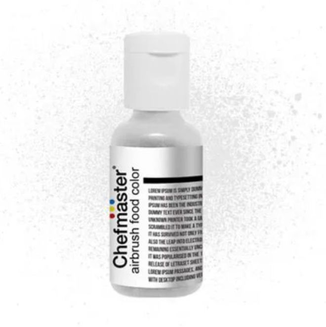 Chefmaster Airbrush Liquid Metallic Pearl .67oz Bottle - SOLD OUT image 0