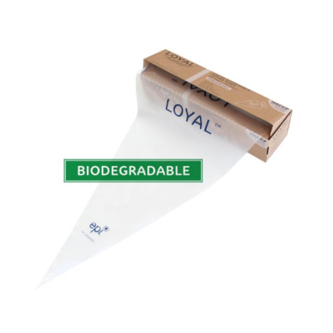 22" (550mm) Disposable Non Slip Clear Bags (100) image 0
