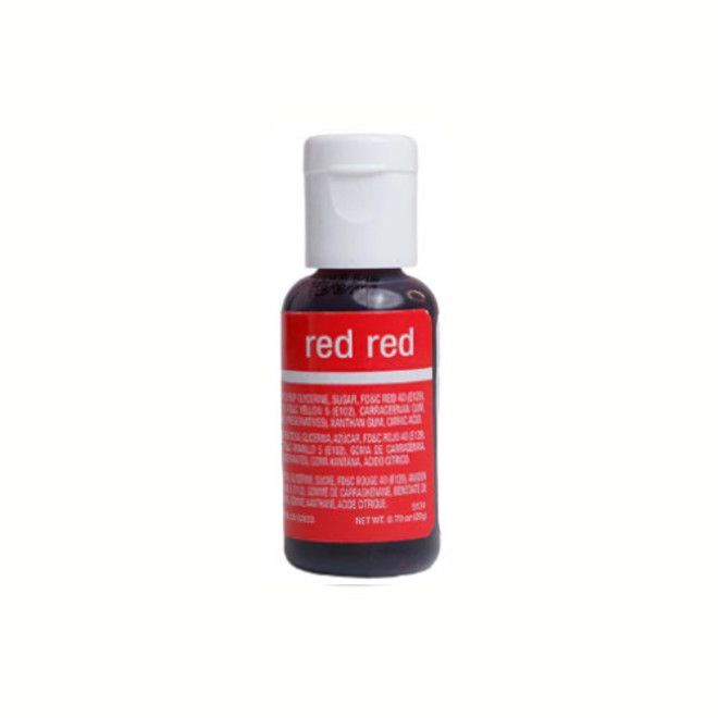 Chefmaster Liqua Gel Red Red (Box of 12) - SOLD OUT image 0