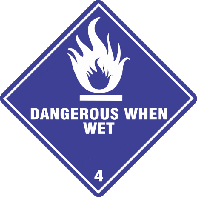 Dangerous When Wet 4.3 x500 labels image 0