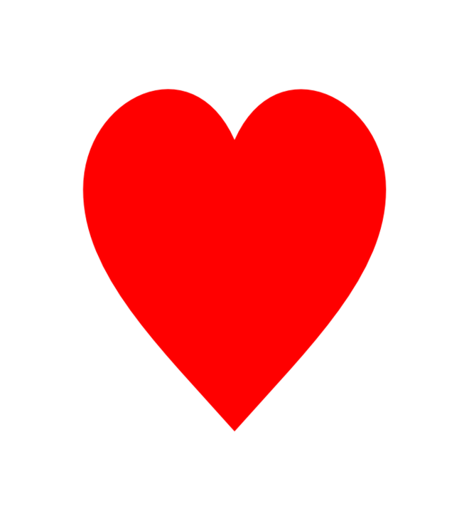 44x39 Heart Shape Labels image 0