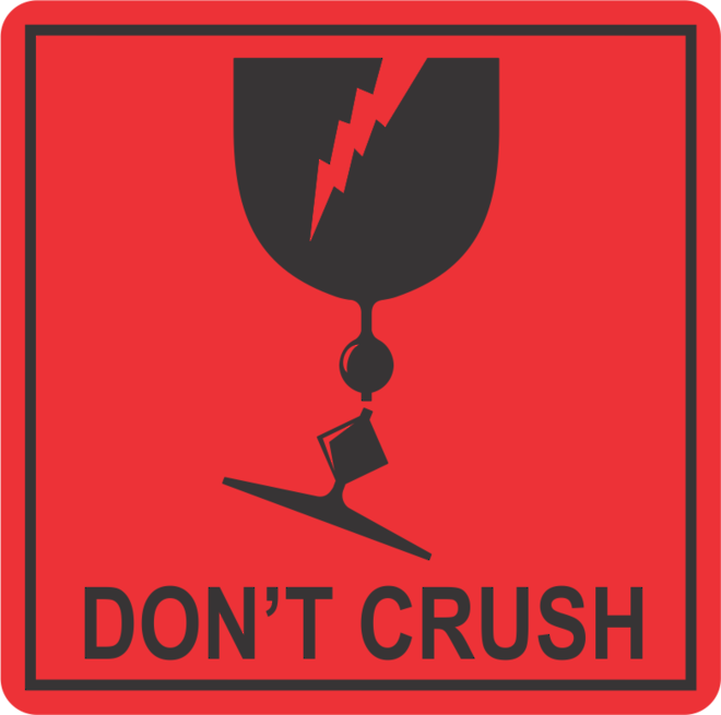 Don't Crush x500 labels image 0