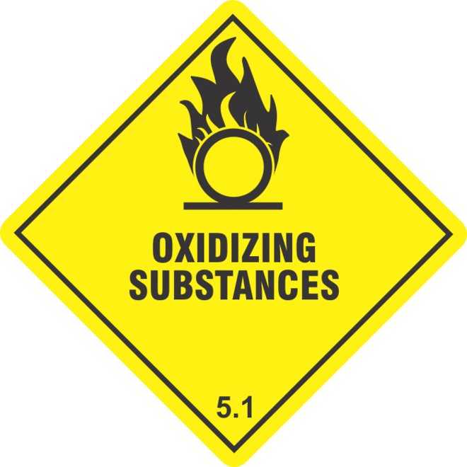 Oxidizing Substances 5.1 x500 labels image 0