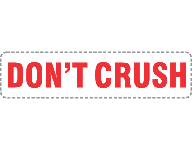 Don't Crush x250 labels image 0
