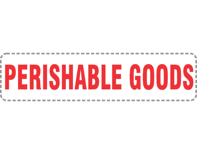 Perishable Goods x250 labels image 0