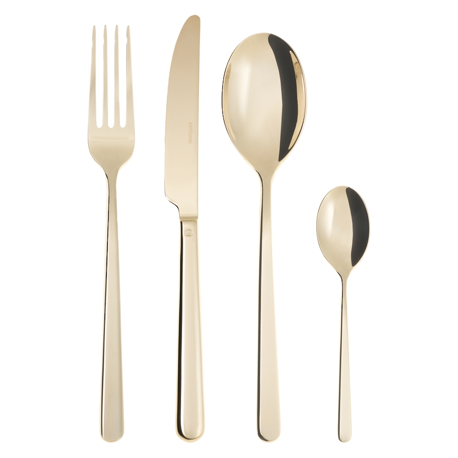 Linear PVD Champagne 24 Piece Set image 0