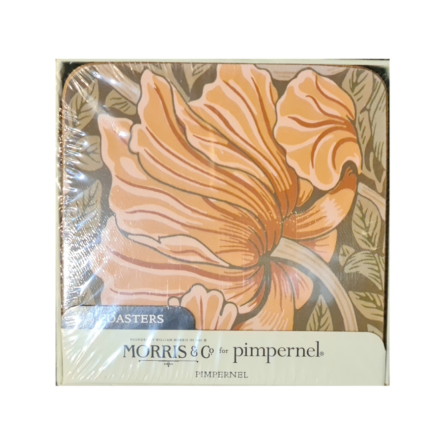 Pimpernel Green Coasters Set of 6 image 0