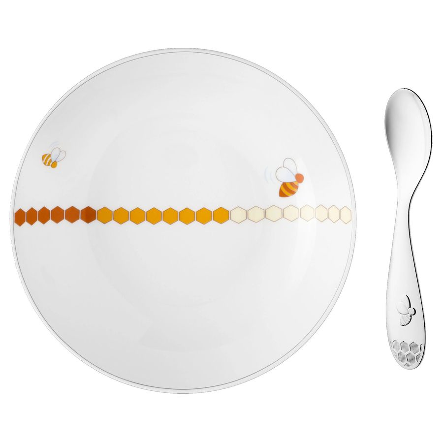 Beebee by Christofle Baby Bowl & Spoon set image 0