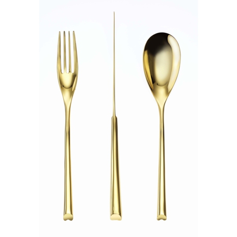 H-Art PVD Gold 24 Piece Cutlery Set image 0