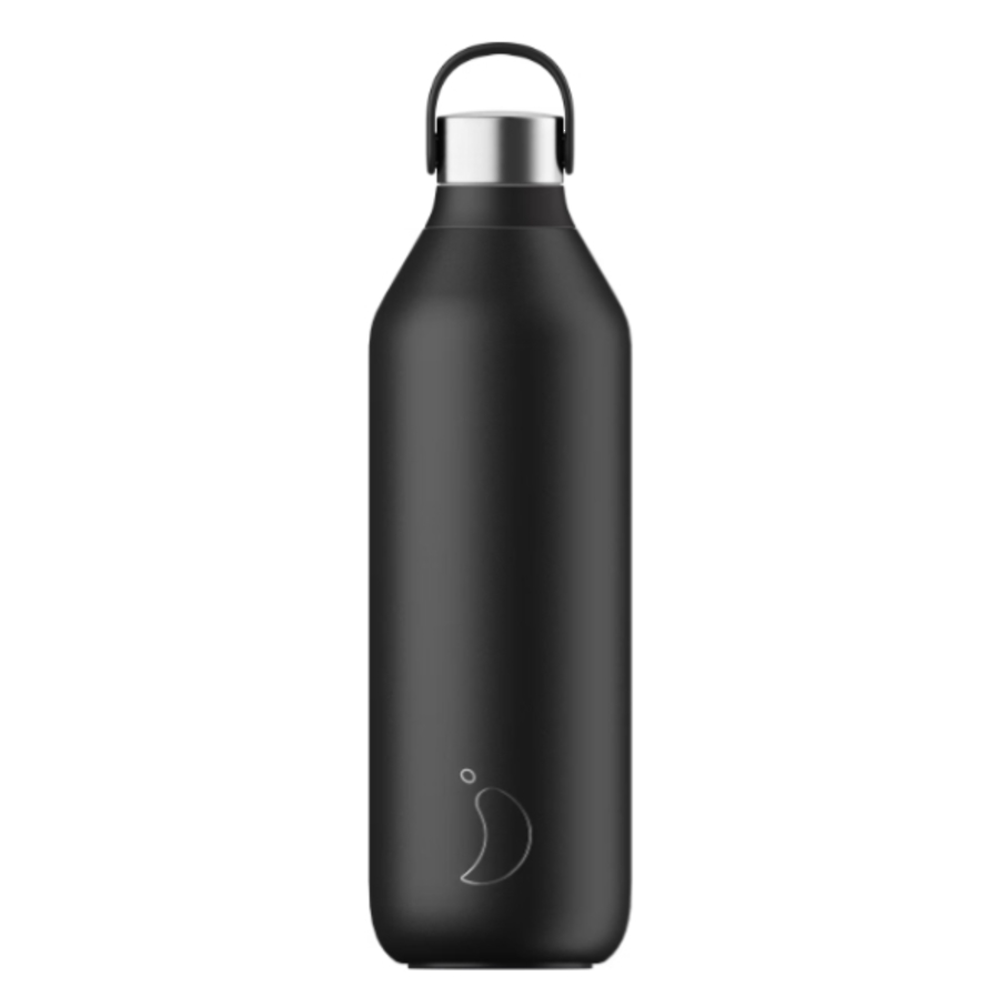 Chilly's Series 2 Insulated Bottle 1L Abyss Black image 0