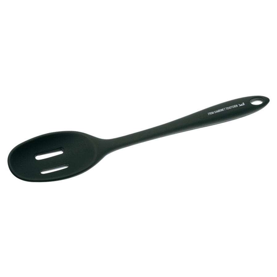 Silicone Charcoal Perforated Spoon image 0