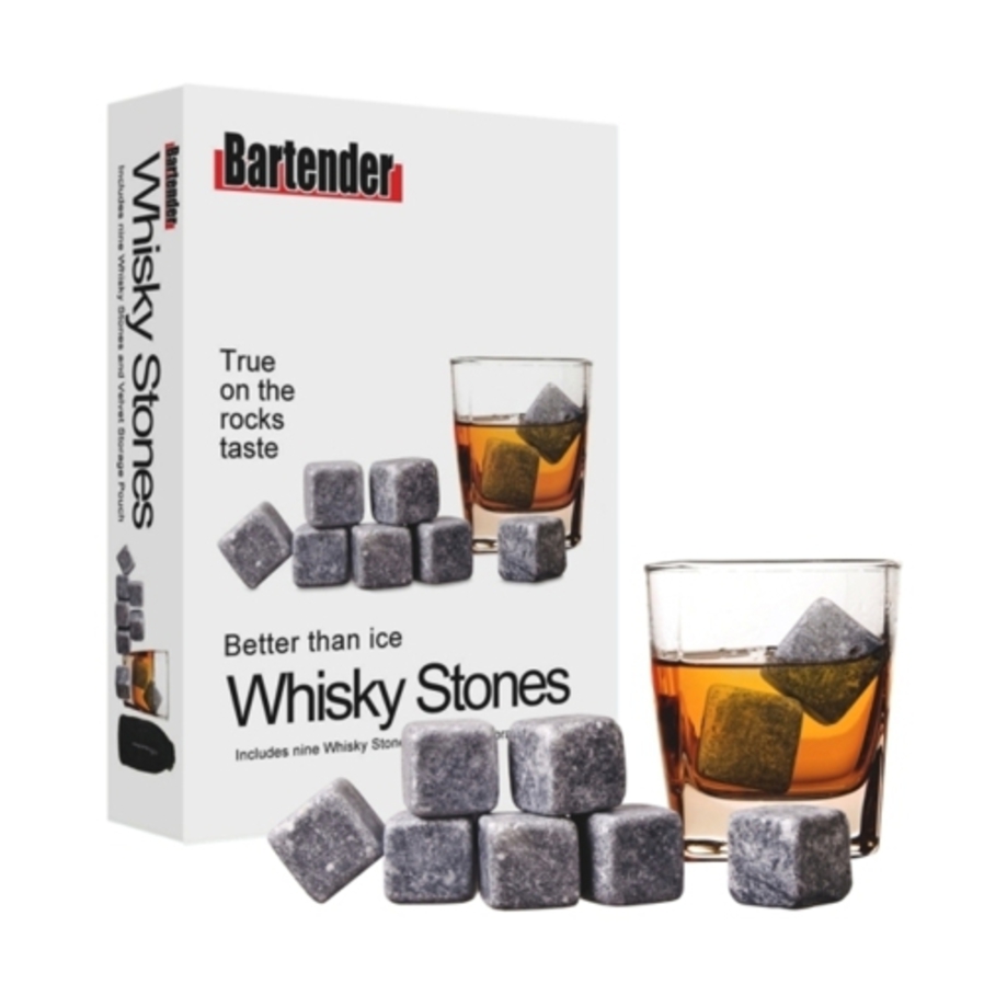 Perfect Serve Double Old Fashioned Glass Set 4 & Whisky Stone Bundle image 3