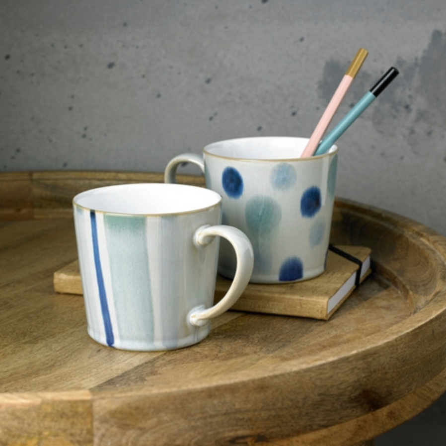 Denby Stripe Mug Blue image 1