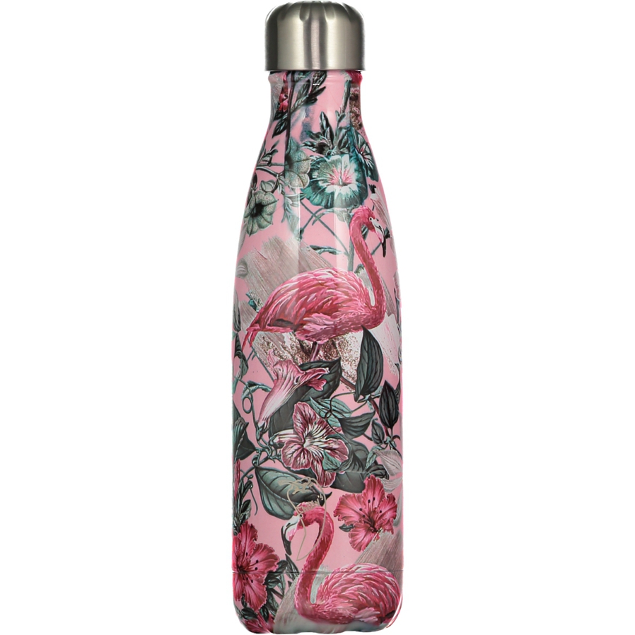 Chilly's Insulated Bottle Flamingo 500ml image 0