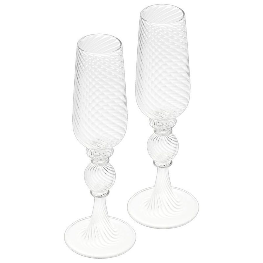 Tourbillon Champagne Flute Pair image 0