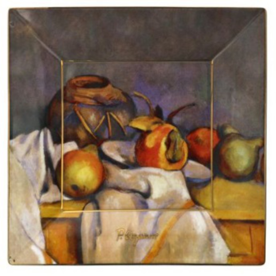 Cezanne Still Life With pears Square 12cm Plate image 0