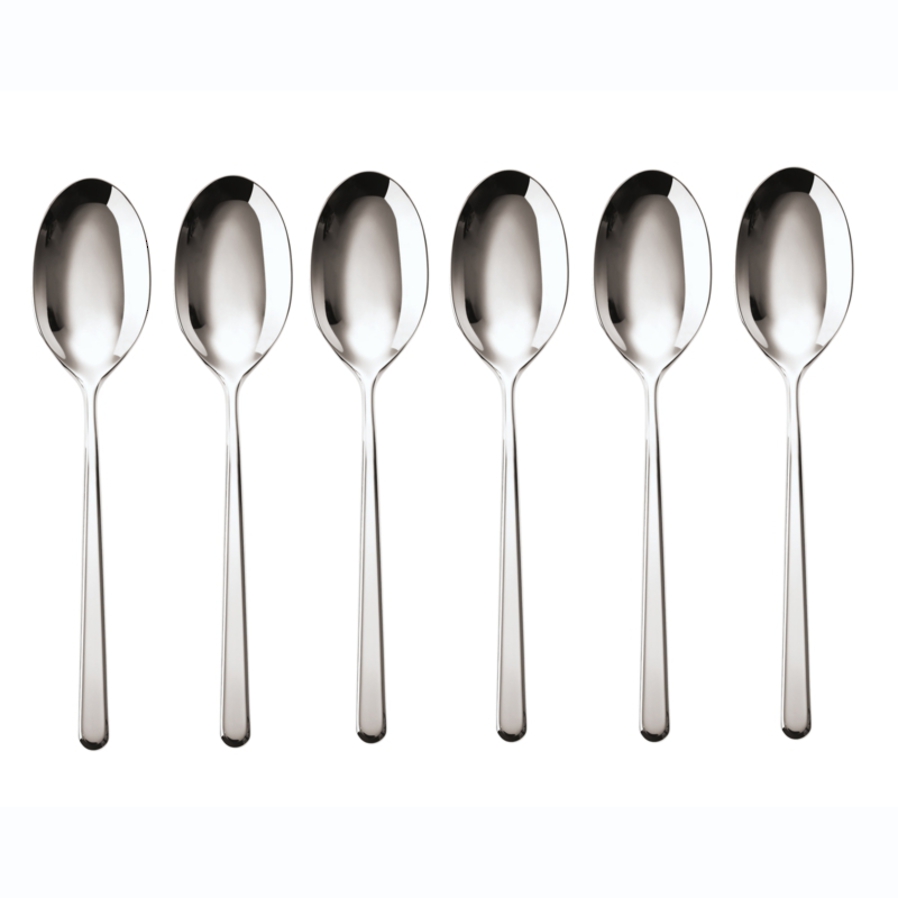 Linear Tea / Coffee Spoon Set 6 image 0