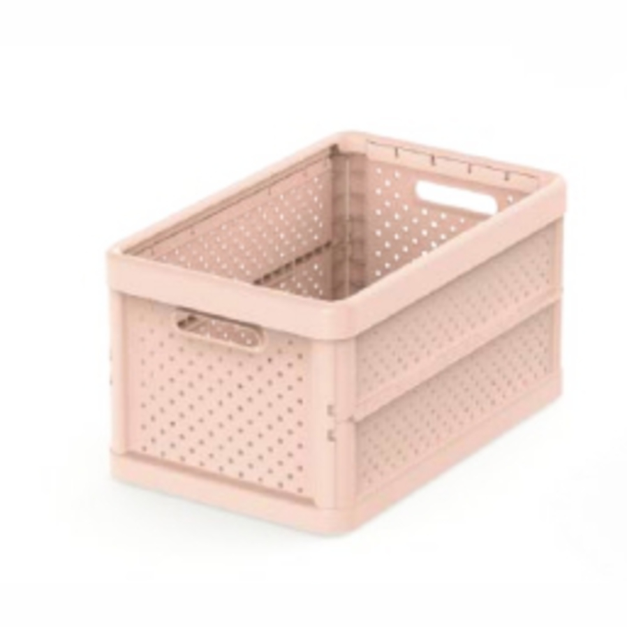 Vigar Foldable Crate 11.3L Peach Pink image 0
