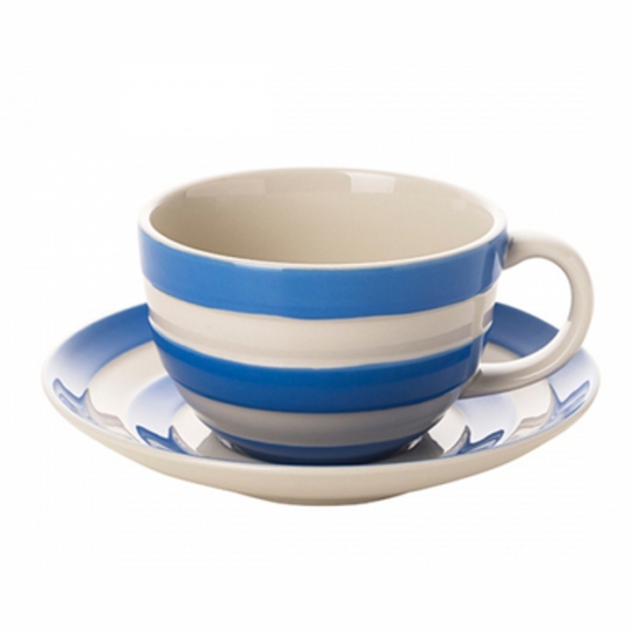 Cornish Blue Breakfast Cup & Saucer image 0