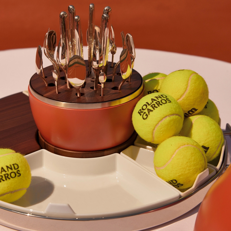 Mood Roland-Garros 24 Piece Aperitif Set in Egg PRE-ORDER image 0