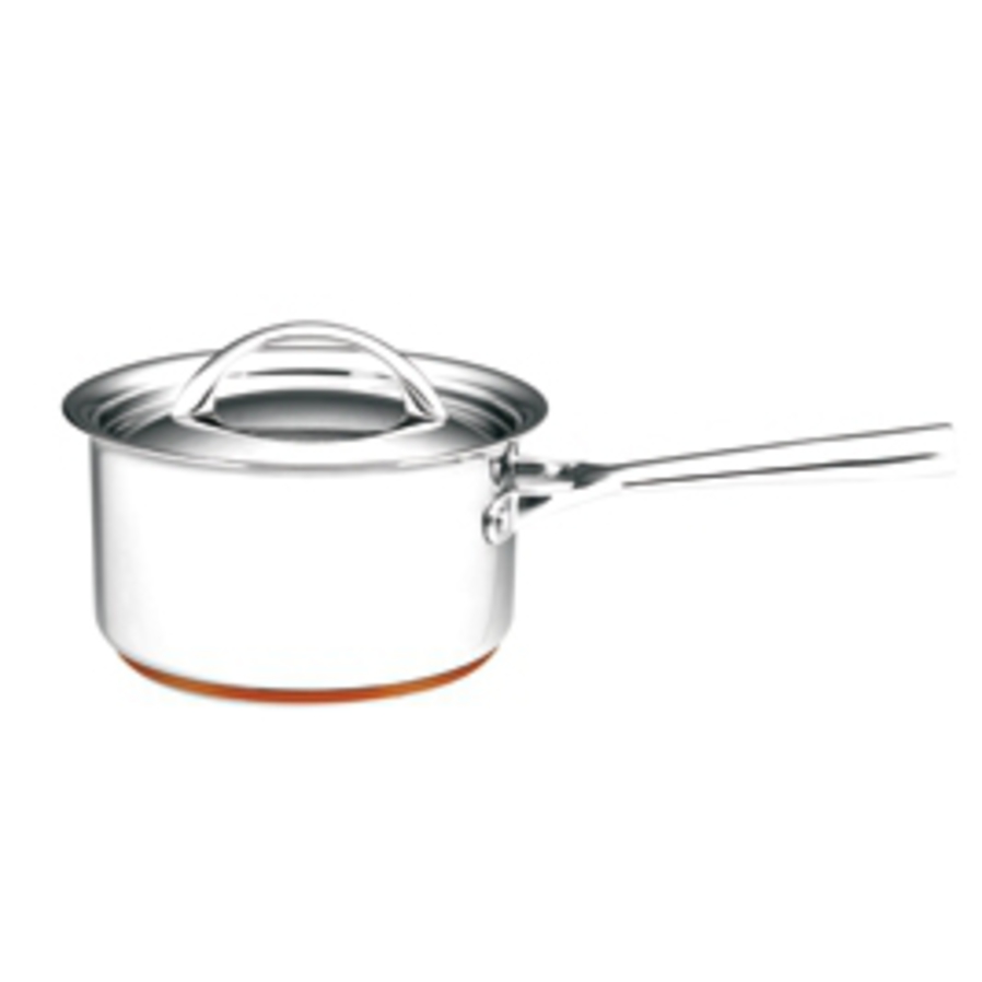 Essteele Per Vita Copper Base Induction 3 Piece Covered Saucepan Set