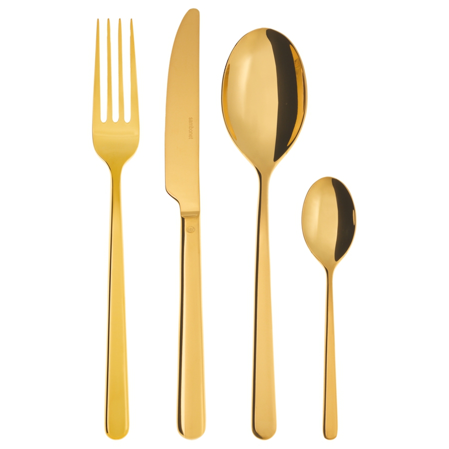 Linear PVD Gold 30 Piece Set image 0