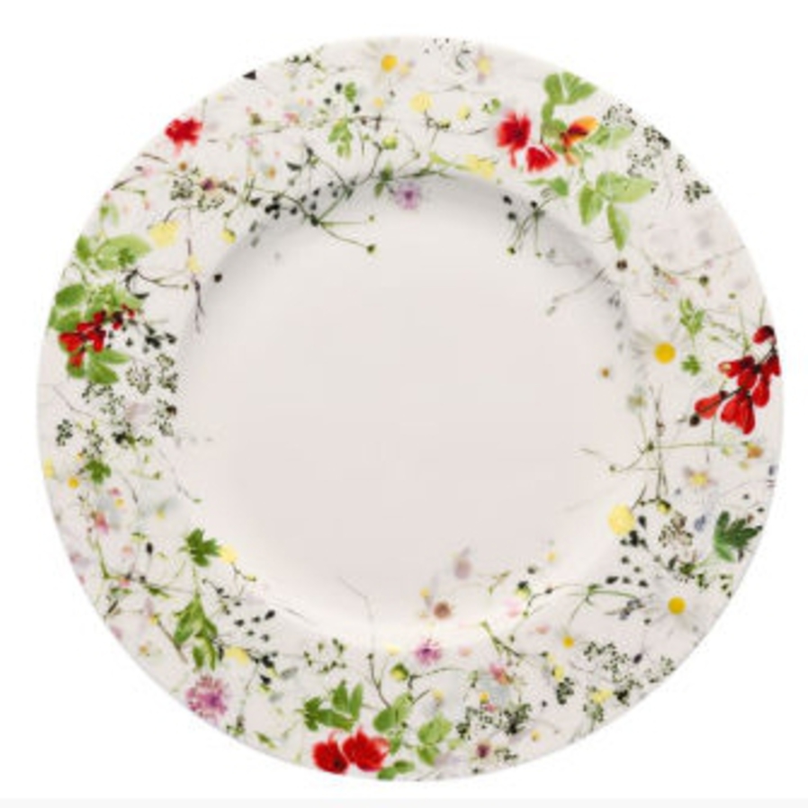 Fleurs Sauvages Rimmed Lunch Plate image 0