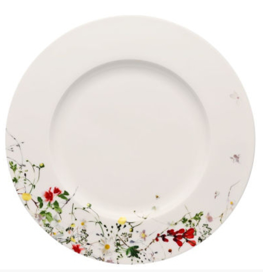 Fleurs Sauvages Rimmed Dinner Plate image 0
