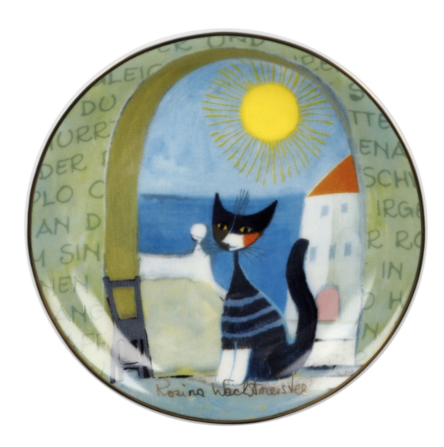 Rosina Wachtmeister Cat & Sea Mini Plate 10cm image 0