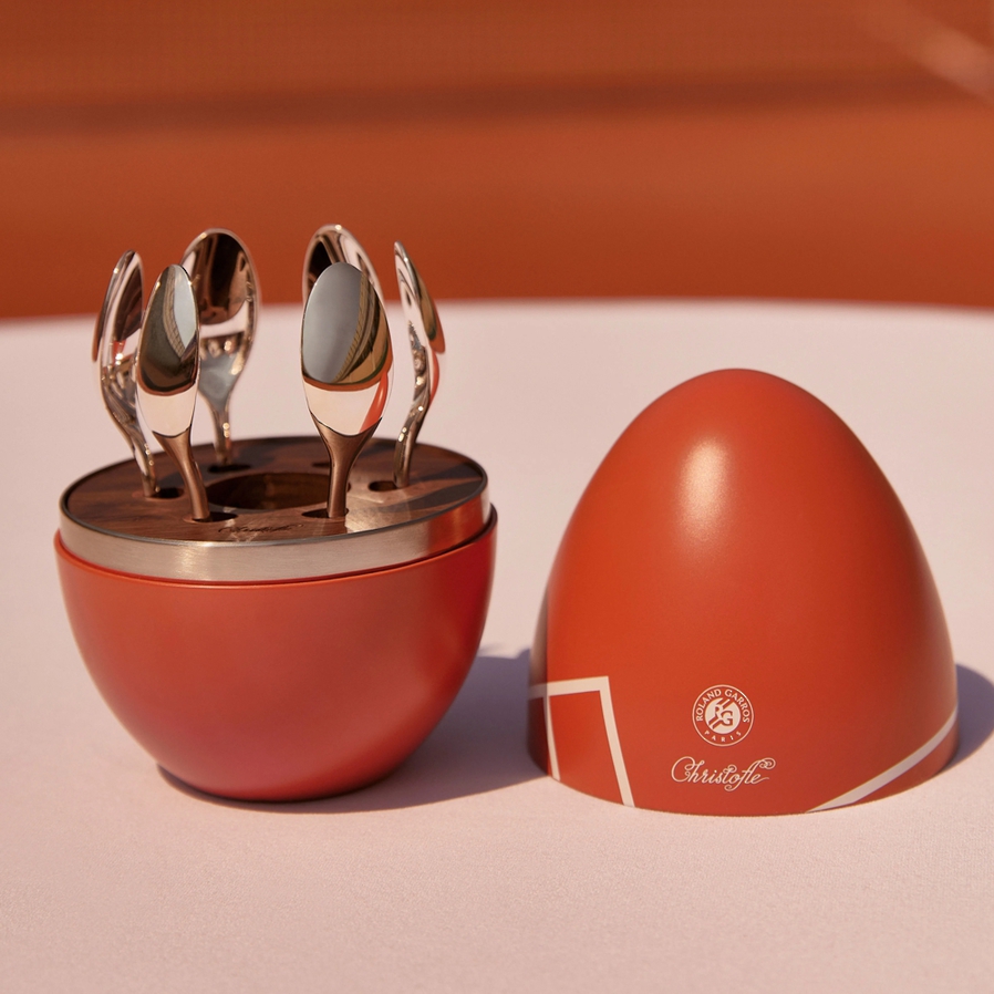 Mood Roland-Garros Espresso Spoon Set in Egg PRE-ORDER image 0
