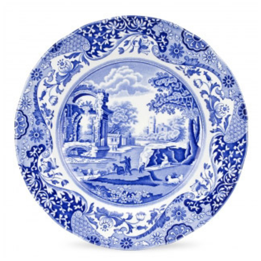 Blue Italian Dinner Plate image 0