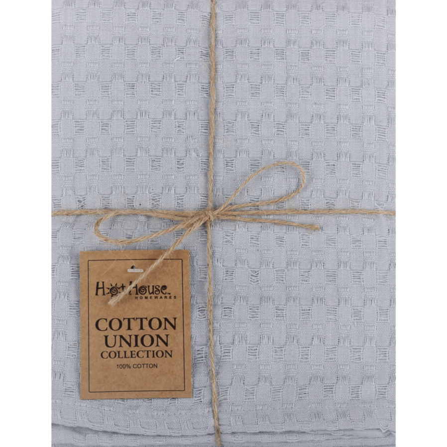 Charcoal Cotton Union 2 Pack of Tea Towels image 0