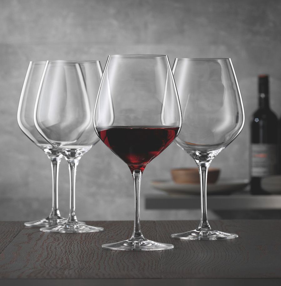 Authentis Burgundy Glass Set of 4 image 3