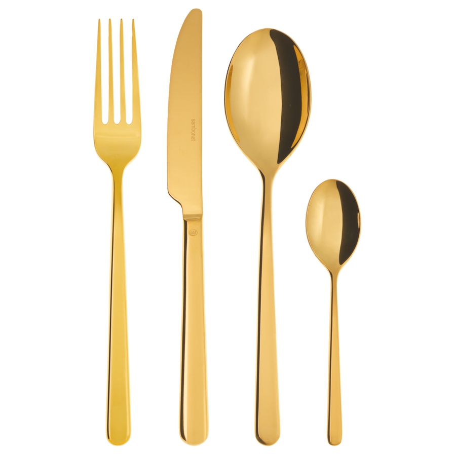 Linear PVD Gold 24 Piece Set image 0