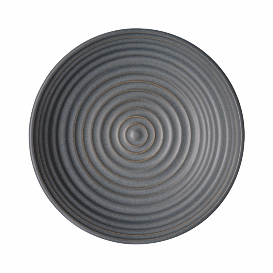 Studio Grey Small Ridged Bowl Charcoal image 1