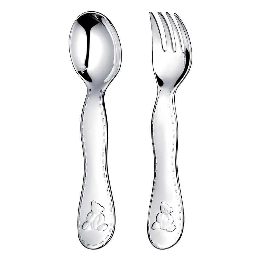 Charlie Bear by Christofle Baby Cutlery 2pce set image 0