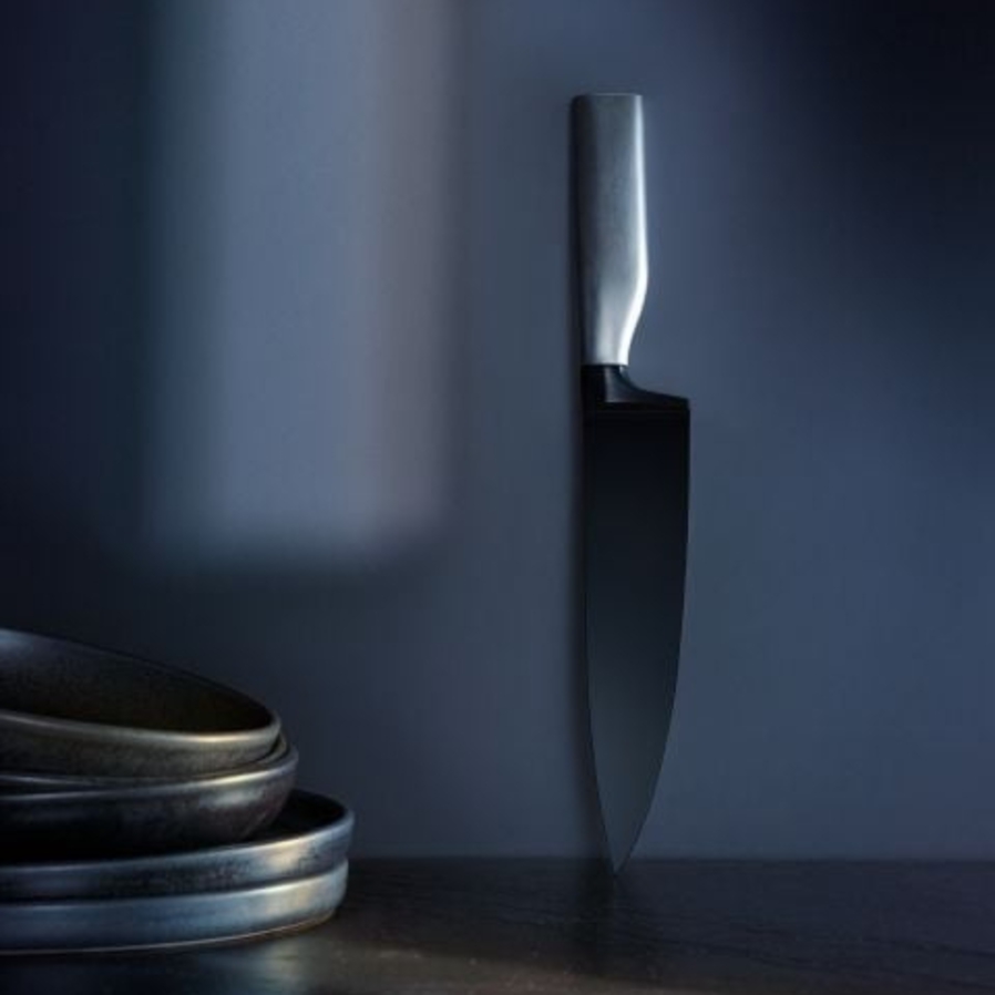 Ultimate Black Santoku Knife 18cm image 1