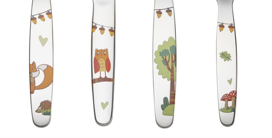 Forest Friends Childrens Cutlery Set image 1