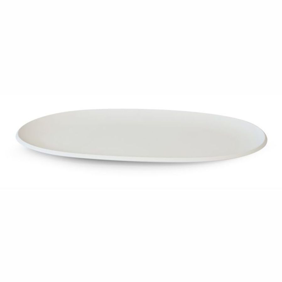 Pangea White Serve Plate Medium image 0