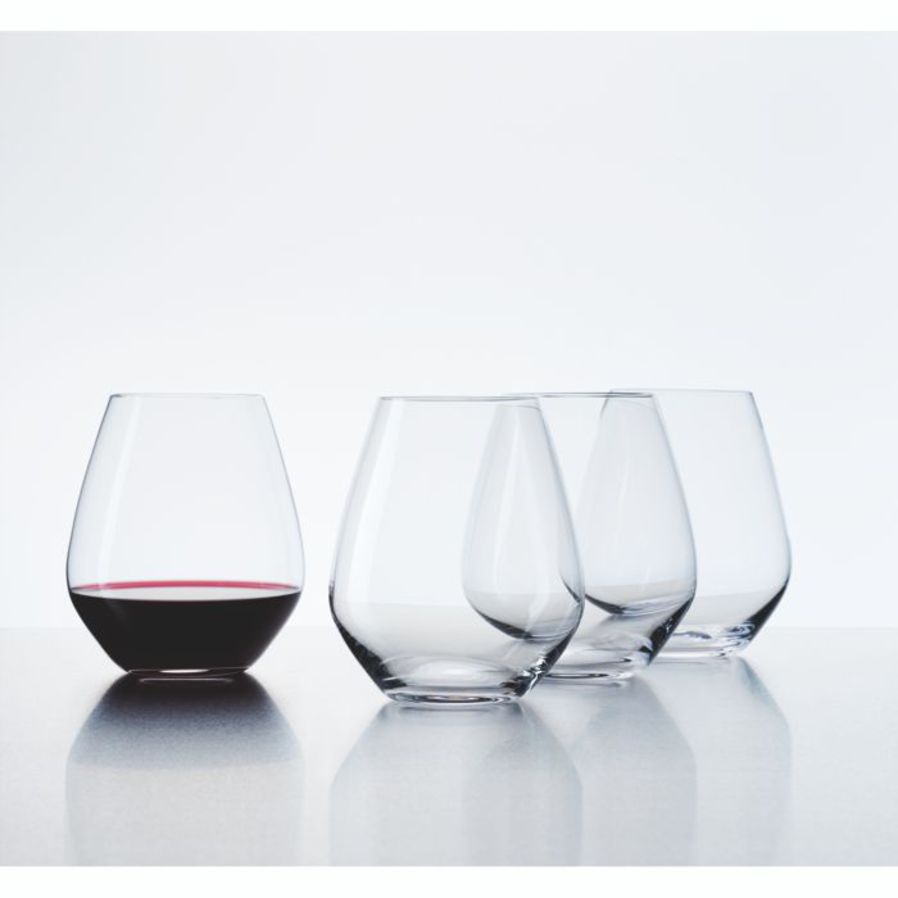 Authentis Casual Burgundy Glass Set 4 image 1