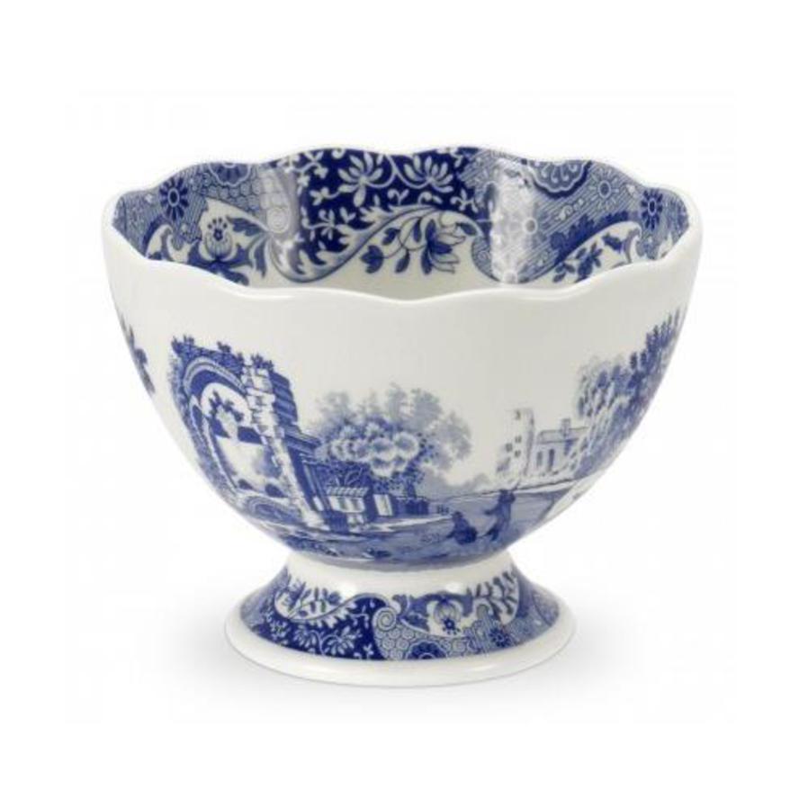 Blue Italian New Small Footed Dish image 0